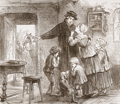 ジェームスエイトケンワイリー（1808-1890）によるパブのプロテスタンティズムの歴史からのイラスト。 1878 作： English School
