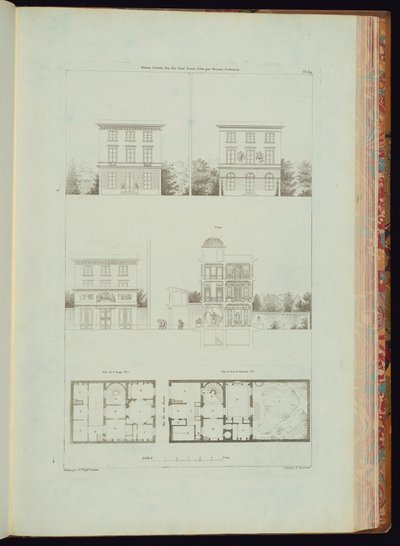 バウンドプリント（フランス） 作： Engraved by Charles Nicolas Ransonnette