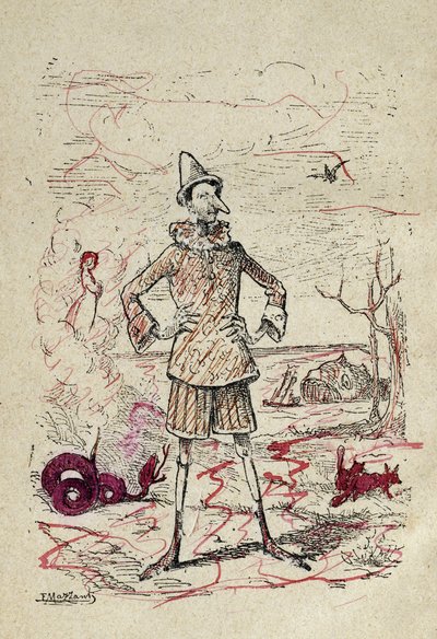 ピノキオ、1883 作： Enrico Mazzanti