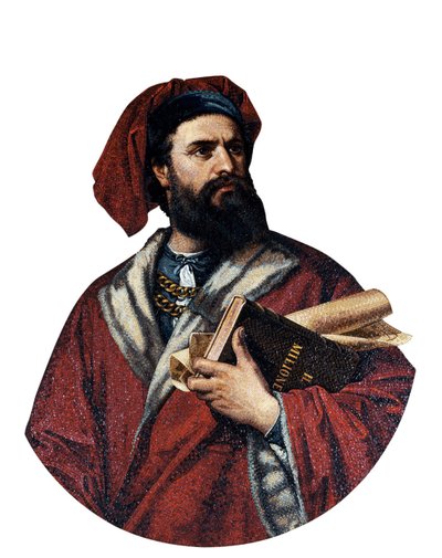 マルコ・ポーロ、1867年 作： Enrico Podio