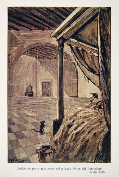チッフェッティーノの冒険のイラスト 作： Enrico de Conti Novelli