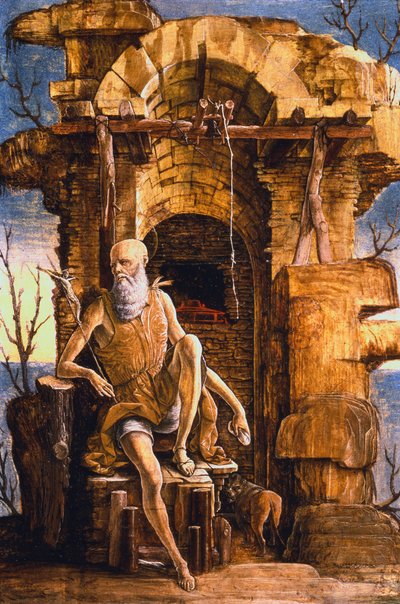 「砂漠のジェローム」、15世紀後半 作： Ercole de