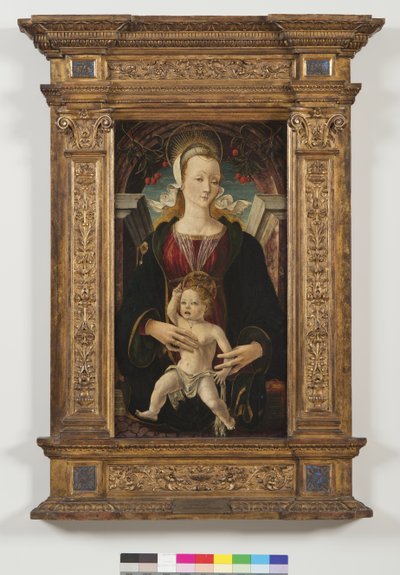 マドンナと子供、1470-80 作： Ercole de Roberti