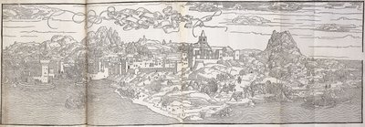 カンディアの全景 作： Erhard Reuwich
