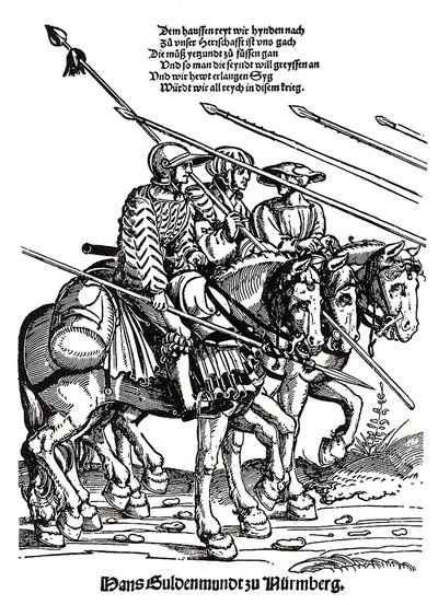 Landsknechtsの軍事キャンペーン 作： Erhard Schon
