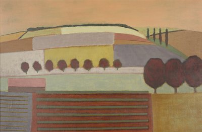 ルシヨンの風景 作： Eric Contemporary Artist Hains
