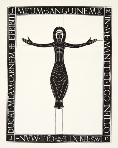 十字架 作： Eric Gill