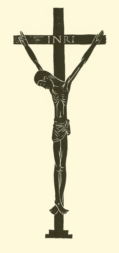 十字架 作： Eric Gill