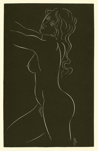 女性のヌード 作： Eric Gill