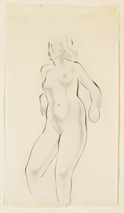 女性のヌードの研究 作： Eric Gill