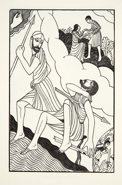 トロイラスの死 作： Eric Gill