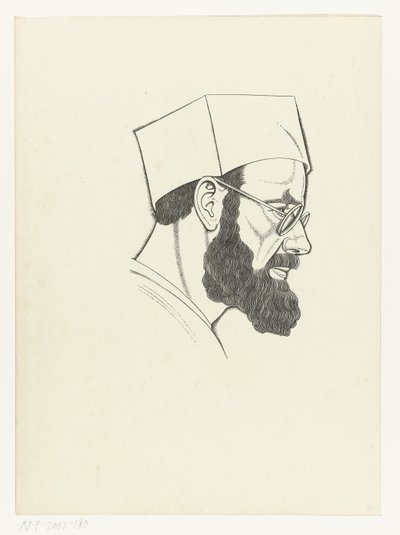 自画像 作： Eric Gill