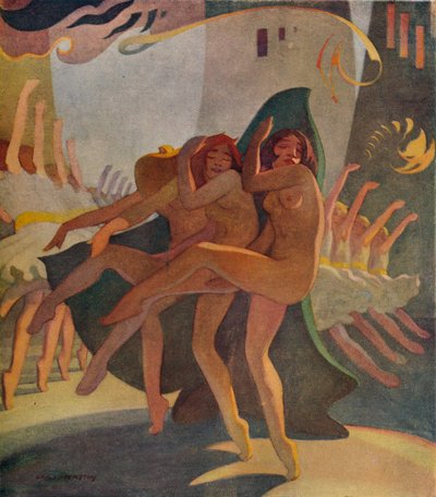 ダンスリズム、c1920 作： Eric Harald Macbeth Robertson