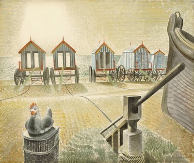 アルデバラ入浴機、1938 作： Eric Ravilious