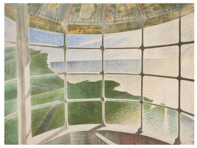 ビーチーヘッド灯台 作： Eric Ravilious