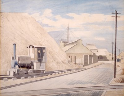 セメント工場 作： Eric Ravilious