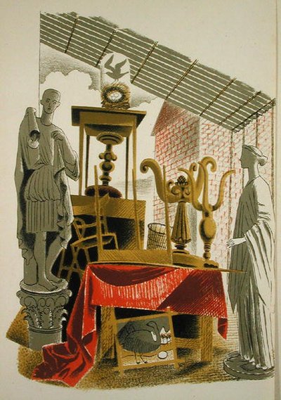 中古の家具とエフェクト 作： Eric Ravilious