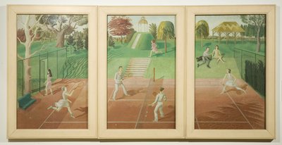 テニス 作： Eric Ravilious