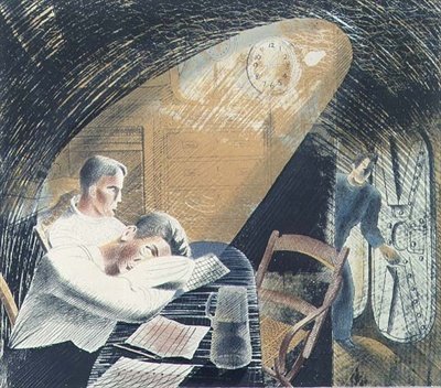 病室1 作： Eric Ravilious