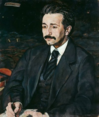 アルバート・アインシュタインの肖像1879-1955、1917。 作： Erich Büttner
