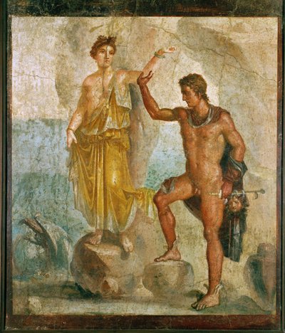 ペルセウスがアンドロメダを解放 作： Erich Lessing