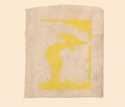 抽象的な構成 作： Erich Wichmann (signed by artist)