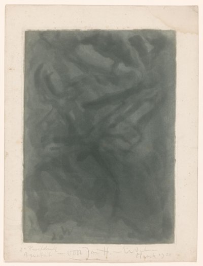 抽象化構成 作： Erich Wichmann (signed by artist)
