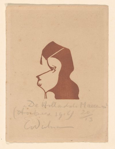 The Hollandsche Maecenas (オブジェクトの元のタイトル) 作： Erich Wichmann (signed by artist)