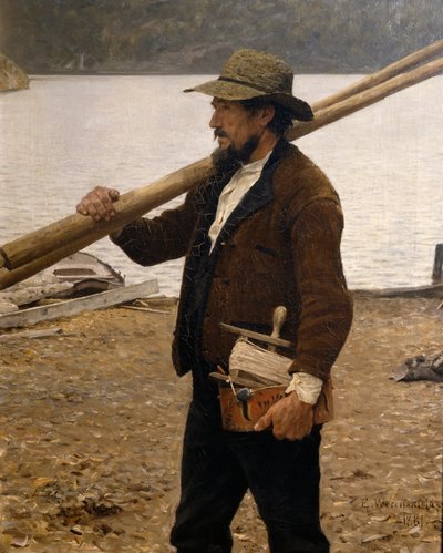 漁師 作： Erik Theodor Werenskiold