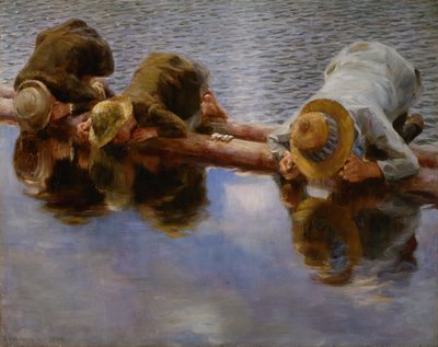 水を見る 作： Erik Theodor Werenskiold