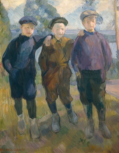 ライサカー・フーリガンズ 1910年頃（絵画） 作： Erik Theodor Werenskiold