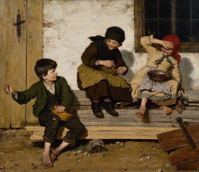 子供たちの遊び 作： Erik Theodor Werenskiold