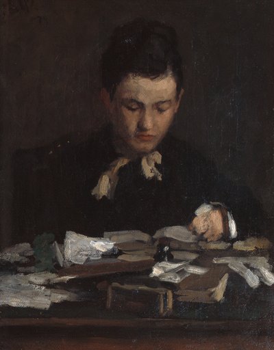 読書少女 作： Erik Theodor Werenskiold