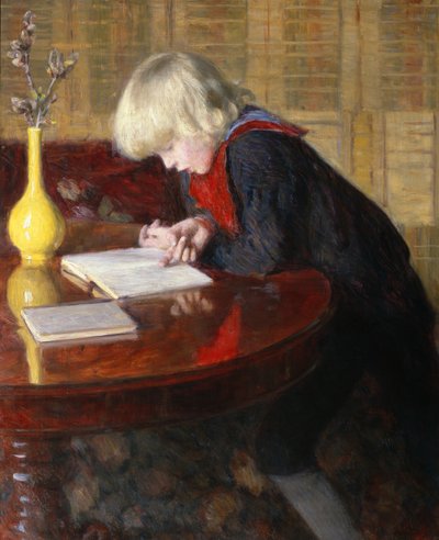 ヴェルナー読書 作： Erik Theodor Werenskiold