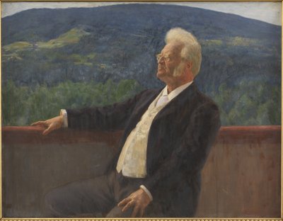 Bjørnstjerne Bjørnsonの肖像 作： Erik Theodor Werenskiold