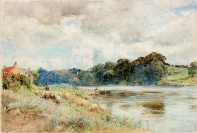 コケで、1902年頃（水彩） 作： Ernest Albert Waterlow