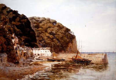 レッド・ライオン・ホテル 1890年頃 （水彩・紙） 作： Ernest Arthur Rowe