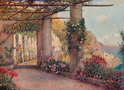 カプチーノ、アマルフィ、1903 作： Ernest Arthur Rowe