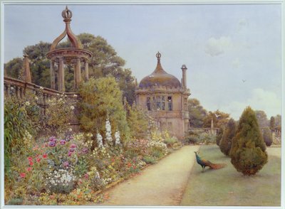 モンタキュートの庭園（サマセット州 作： Ernest Arthur Rowe