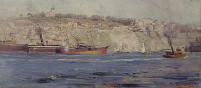 展望台の丘、ミラーズポイント、シドニー 作： Arthur Streeton