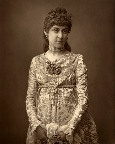 アンジェラフェントン、イギリスの女優、1887年。 作： Ernest Barraud