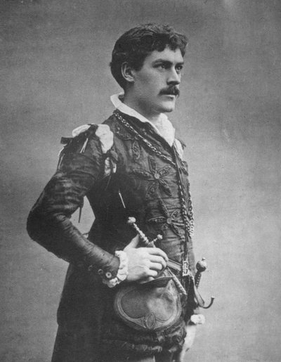 1887年、ファウストとしてイギリスの俳優で劇場マネージャーを務めるジョージアレクサンダー 作： Ernest Barraud