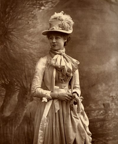 バイオレットヴァンブラ、イギリスの女優、1887年。 作： Ernest Barraud