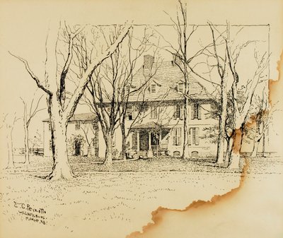 ウィリアム・アンド・メアリー・カレッジ学長宅 作： Ernest C. Peixotto