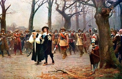 チャールズ1世の処刑、1649年1909年。 作： Ernest Crofts