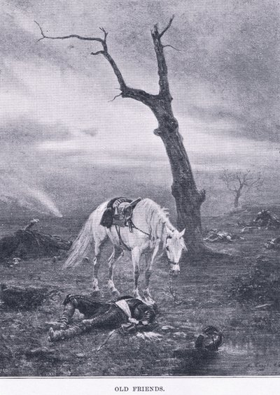 旧友」（The Magazine of Art 1893, Cassell and Companyより 作： Ernest Crofts