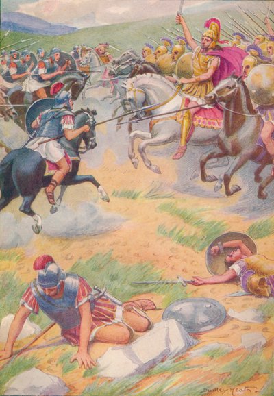ピュロスの鎧は彼の兵士よりも豊かで美しかった、c1912 1912 作： Ernest Dudley Heath