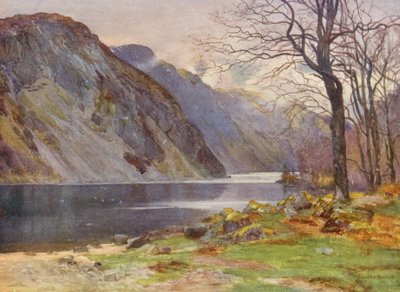 ブランダー峠（カラーリトグラフ） 作： Ernest Edward Briggs