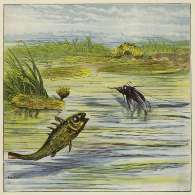 魚と飛ぶ 作： Ernest Henry Griset