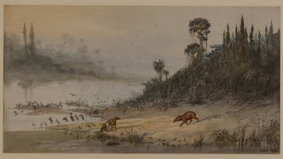 風景、1871 作： Ernest Henry Griset